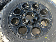 20" Ford F-250 F-350 OEM black TREMOR wheels rims 10299 10484 NEW NITRO A/T Texas Truck Tire
