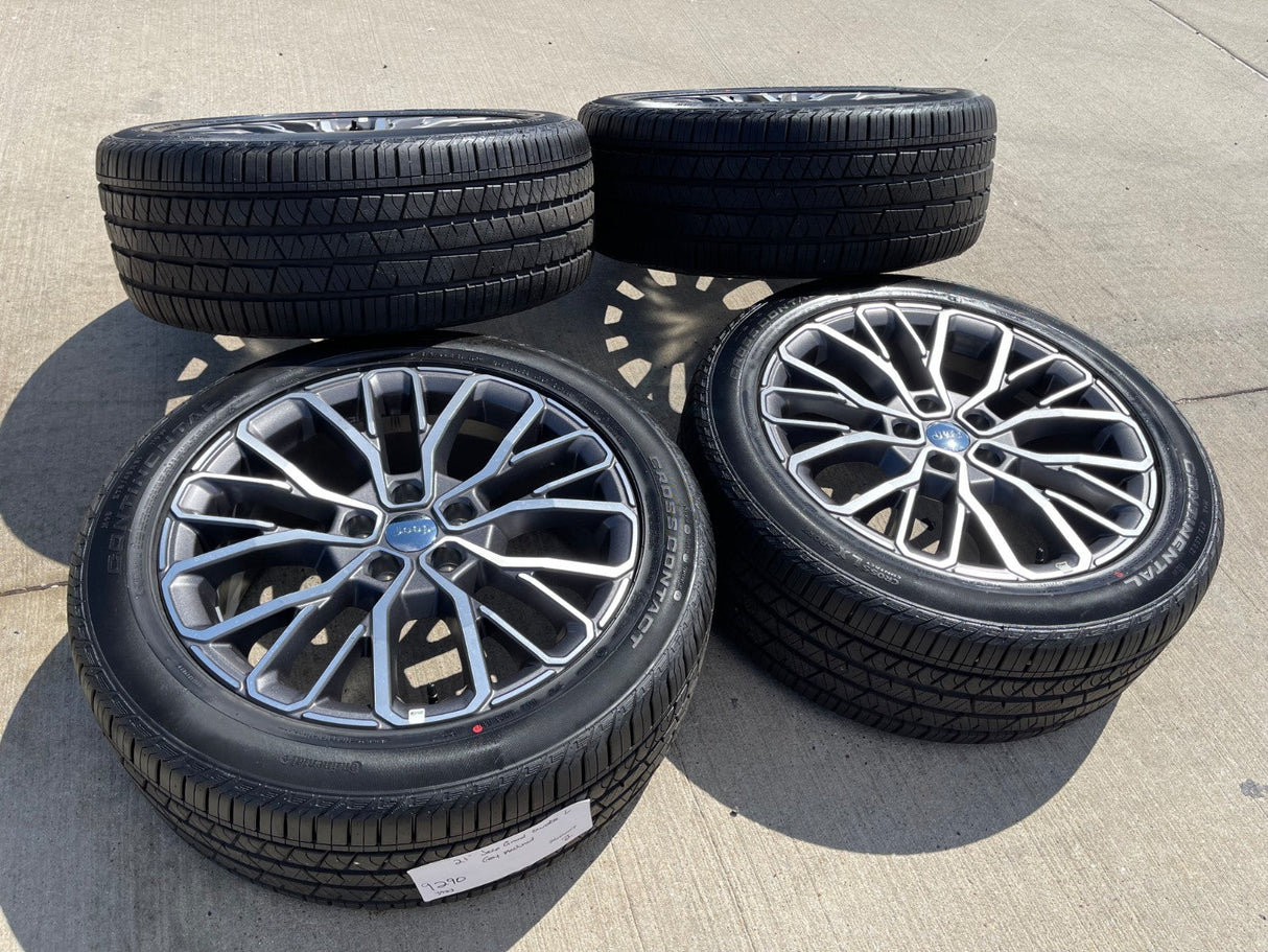 21" Jeep Grand Cherokee L OEM wheels rims 9290 Durango 2024 2025 2026 NEW Texas Truck Tire