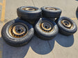 (4) 17" INEOS Grenadier OEM steel wheels rims BRONZE tires 2024 2025 2026 NEW Texas Truck Tire