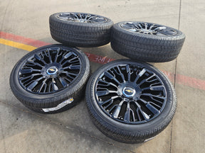 24" Chevy Tahoe Silverado OEM High Country wheels rims 2025 2026 NEW MICHELIN Texas Truck Tire