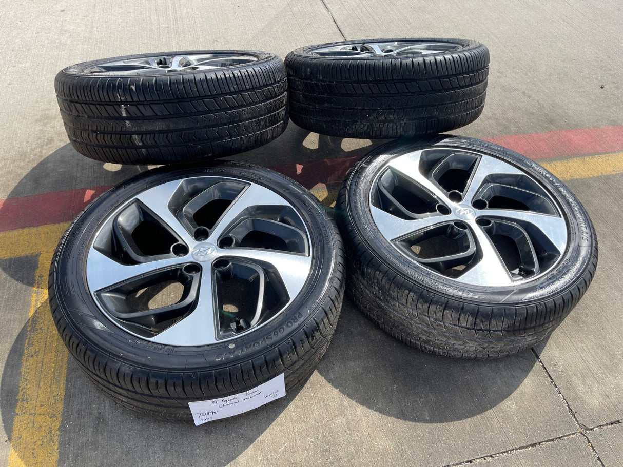 19" Hyundai Tuscon K4 Sonata OEM wheel rims tires 70895 Veloster Genesis Texas Truck Tire