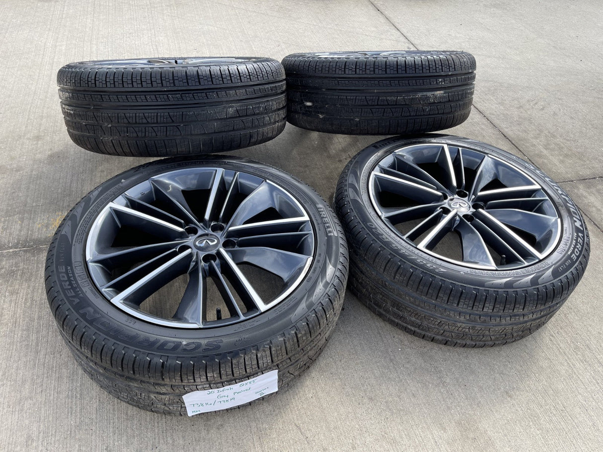 20" Infiniti QX55 QX60 Nissan Murano Pathfinder OEM 73816 73819 wheels rims NEW Texas Truck Tire