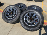 20" Ford F-250 F-350 OEM 10296 10485 Lariat wheels rims NITRO 37" Texas Truck Tire