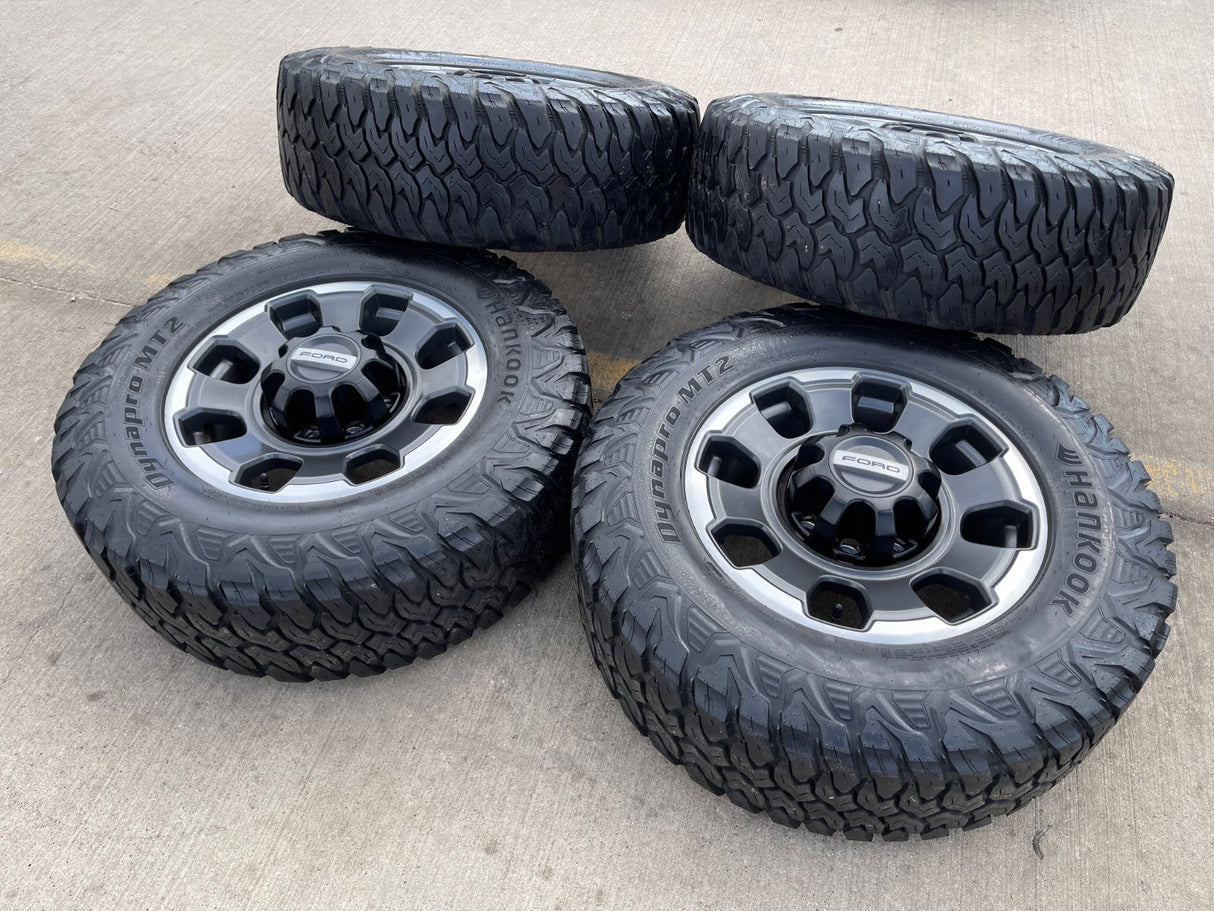 18" Ford F-250 F-350 OEM TREMOR rims wheels 10482 HANKOOK DYNAPRO M/T2 Texas Truck Tire