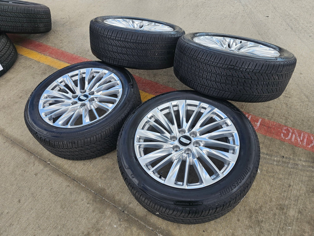 22" Cadillac Escalade Platinum OEM wheels rims tires 2024 2025 2026 NEW Texas Truck Tire