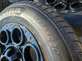 20" Ford F-250 F-350 OEM black TREMOR 10299 10484 wheels rims MICHELIN DEFENDER Texas Truck Tire