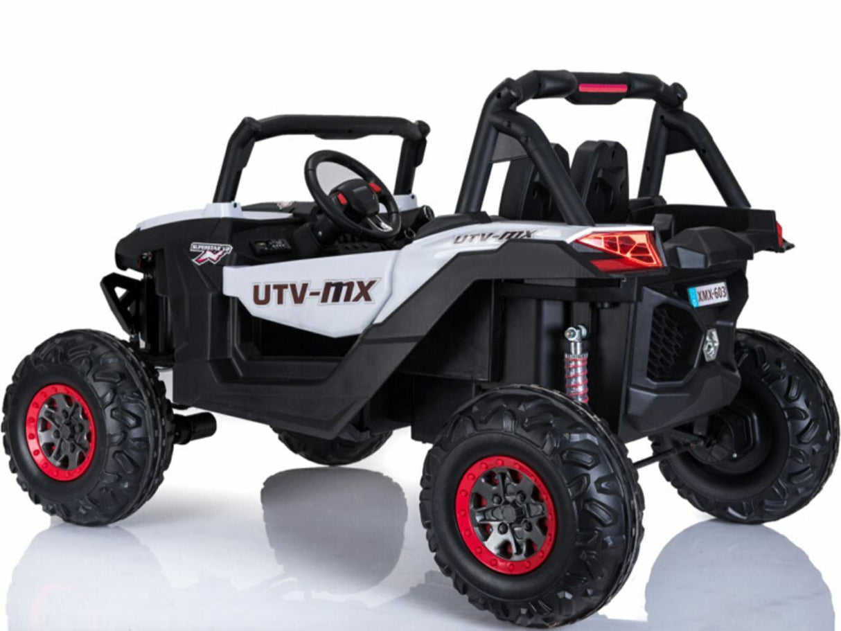 12V Kids Ride-On Toy Electric Car - Mini Moto UTV 4x4 - Black, Blue, White, Red, Pink