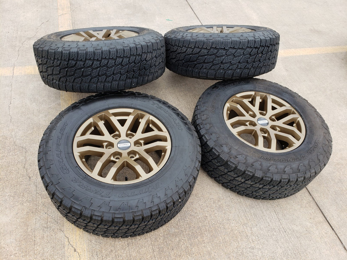 17" Ford Ranger Tremor OEM rims wheels 10431 BRONZE  2022 2023 2024 2025 Texas Truck Tire