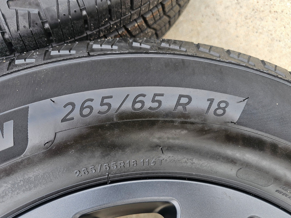 18" Toyota Land Cruiser OEM TRD wheels rims 95952 Tundra Sequoia MICHELIN NEW Texas Truck Tire