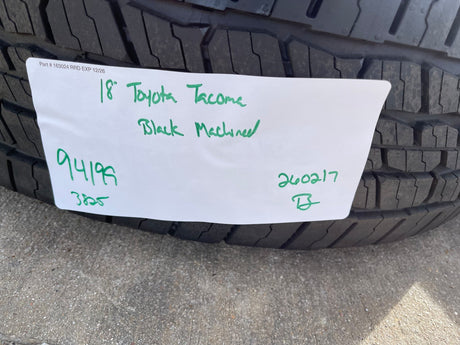 18" Toyota Tacoma 4Runner TRD OEM 94199 wheels rims 2024 2025 2026 NEW MICHELIN Texas Truck Tire