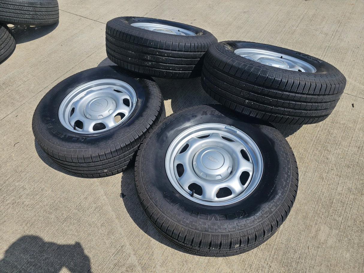 17" Ford F-150 OEM rims wheels 3857 tires steel 2020 2021 2022 2023 2024 2025 Texas Truck Tire