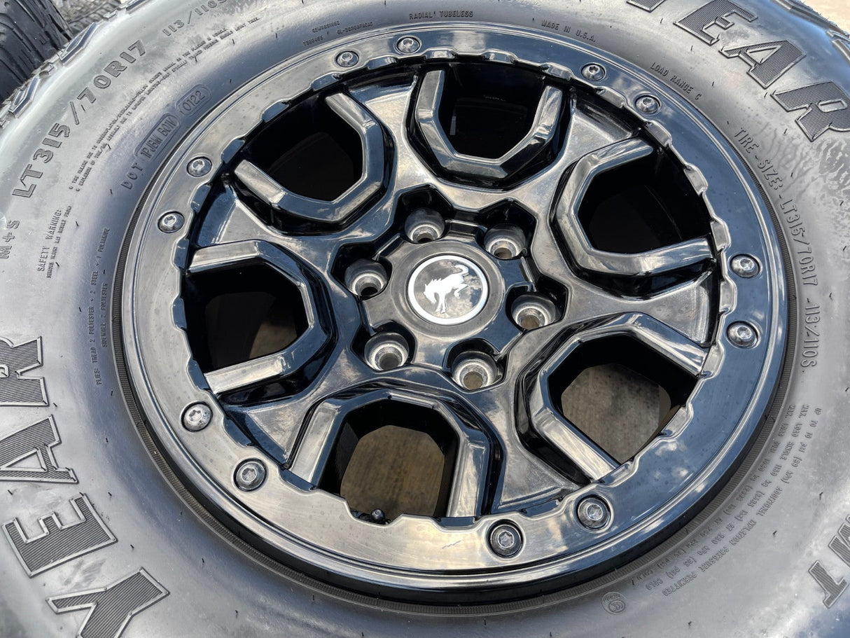 17" Ford Bronco SASQUATCH wheels rims BEADLOCK 10388 Ranger Texas Truck Tire
