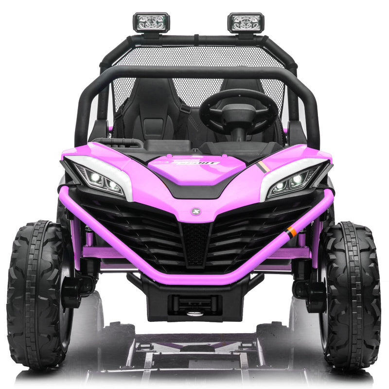 24V Kids 2-Seater Electric Ride-On UTV Truck with 4WD and 320W Motor, Remote Control