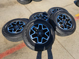 18" Ford Bronco wheels rims black 10389 Ranger tires 2023 2024 2025 2026 A/T Texas Truck Tire