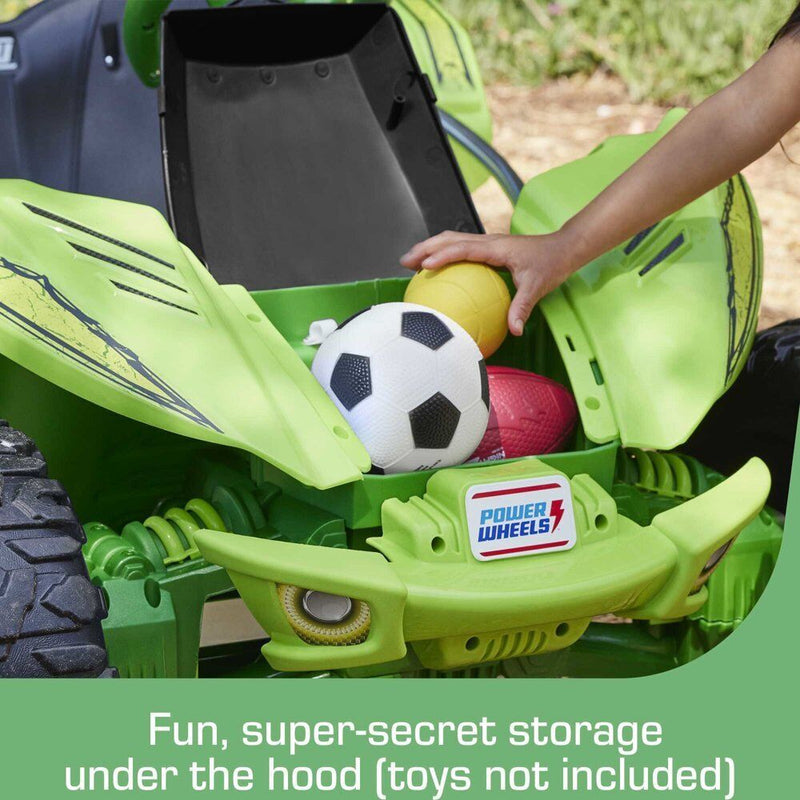 Adventure-Ready Battery-Powered Ride-On Vehicle for Kids with Storage Area