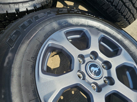 17" Ford Bronco Big Bend wheels rims 10384 OEM Ranger 2023 2024 2025 2026 NEW Texas Truck Tire