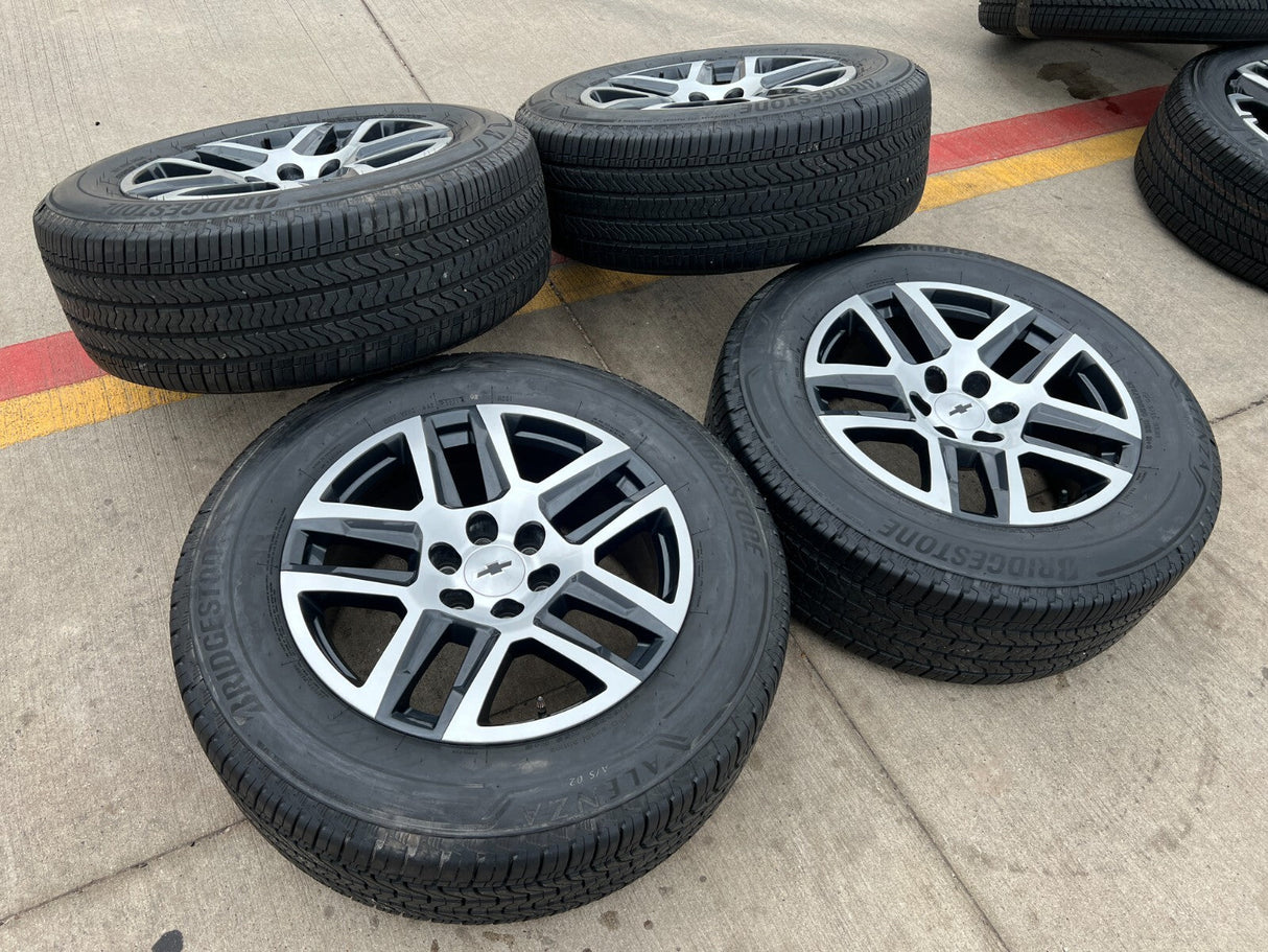 20" Chevy Silverado Tahoe ZR2 GMC OEM 5913 wheels rims tires Texas Truck Tire
