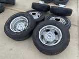 17" Ford F-350 Dually OEM 10477 10478 rims wheels 2023 2024 2025 GOODYEAR Texas Truck Tire