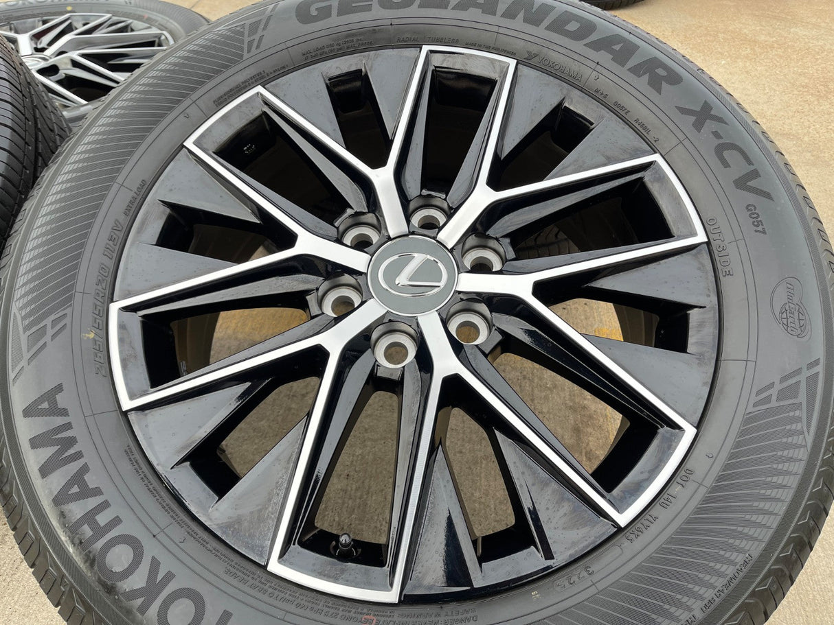 20" Lexus GX550 OEM wheels rims Toyota Land Cruiser Tundra 10545 LX600 2026 NEW Texas Truck Tire