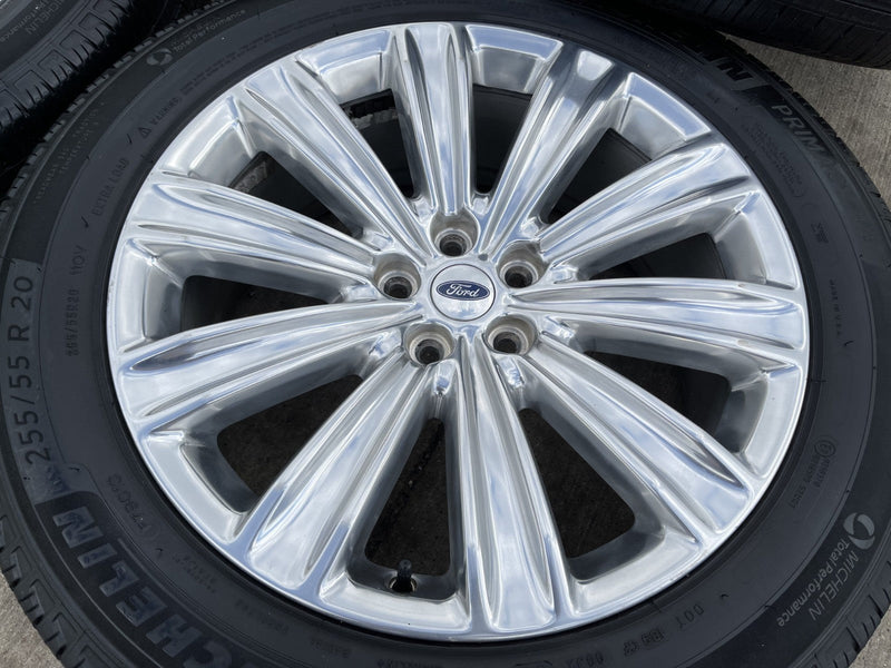 20" Ford Explorer Limited OEM rims wheels 10269 Lincoln Aviator MICHELIN Texas Truck Tire
