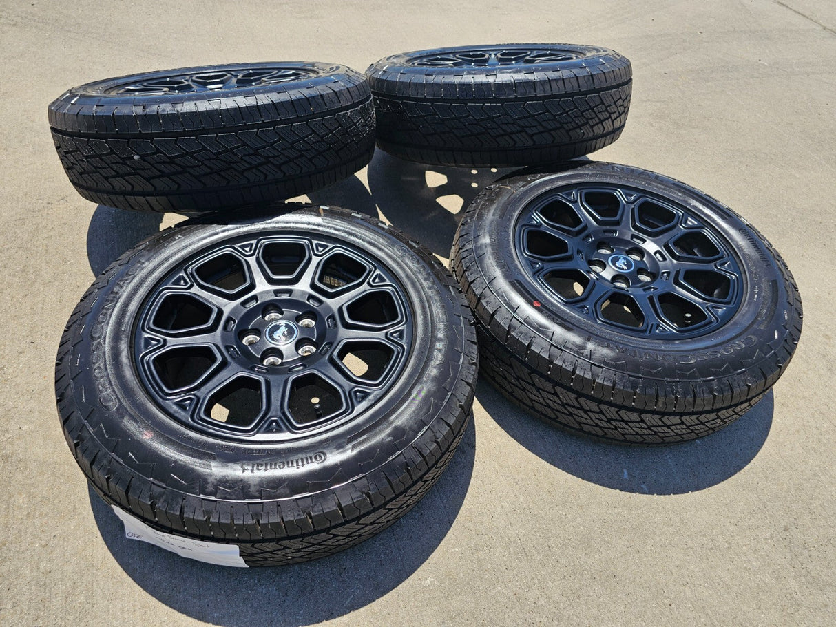 17" Ford Bronco Sport rims wheels Badlands AT tires OEM 2024 2025 2026 NEW Texas Truck Tire