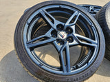 19" + 20" Chevy Corvette C8 OEM 14007 14008 wheels rims 2023 2024 2025 2026 NEW Texas Truck Tire