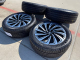 22" Lincoln Navigator OEM 10666 rims wheels BLACK LABEL 2025 2026 MICHELIN NEW Texas Truck Tire