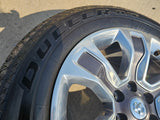20" Dodge Ram 1500 OEM Laramie Long Horn wheels rims 2678 2682 TAN 2024 2025 NEW Texas Truck Tire
