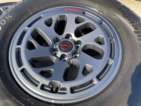 17" Nissan Frontier X-PRO OEM 188183 Desert Runner wheels rims 2025 2026 NEW Texas Truck Tire