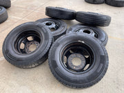 17" Dodge Ram 3500 Dually Laramie 8x200 wheels rims 2703 2704 OEM IRONMAN Texas Truck Tire
