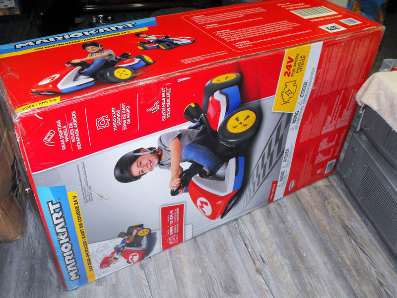 Nintendo Super Mario Kart 24 Volt 3-Speed Drifting Ride-on 8 MPH Read Descripti- -> Nintendo Super Mario Kart 24V Three-Speed Drift Ride-on 8 MPH Explore Details