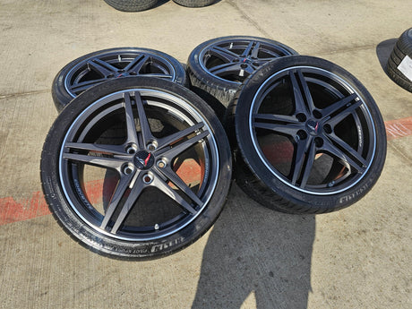 19" + 20" Chevy Corvette Z06 C8 OEM FORGED 94027 94028 wheels rims 2024 2026 NEW Texas Truck Tire