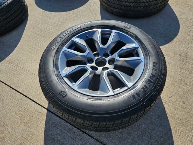 20" Chevy Silverado 1500 Tahoe Suburban OEM 5915 5916 wheel rim tire spare Texas Truck Tire