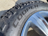 20" Ford F-150 Expedition OEM rims wheels polished 10004 tires COOPER A/T Texas Truck Tire