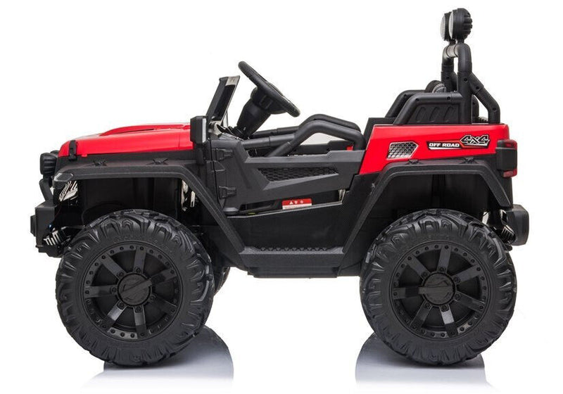12V Children's Ride-On Jeep with Rubber Tires, 4WD, and Wireless Control