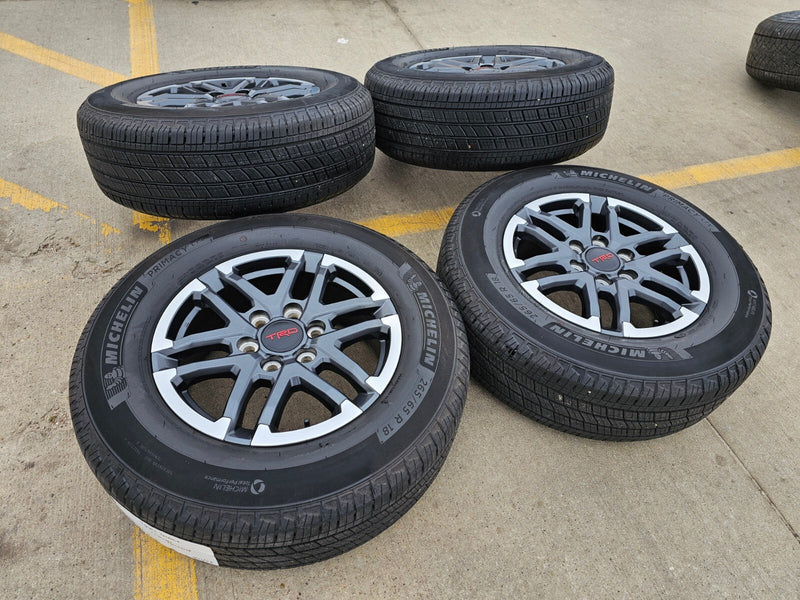 18" Toyota Tacoma TRD OEM wheels rims 10641 4Runner 2024 2025 2026 MICHELIN NEW Texas Truck Tire