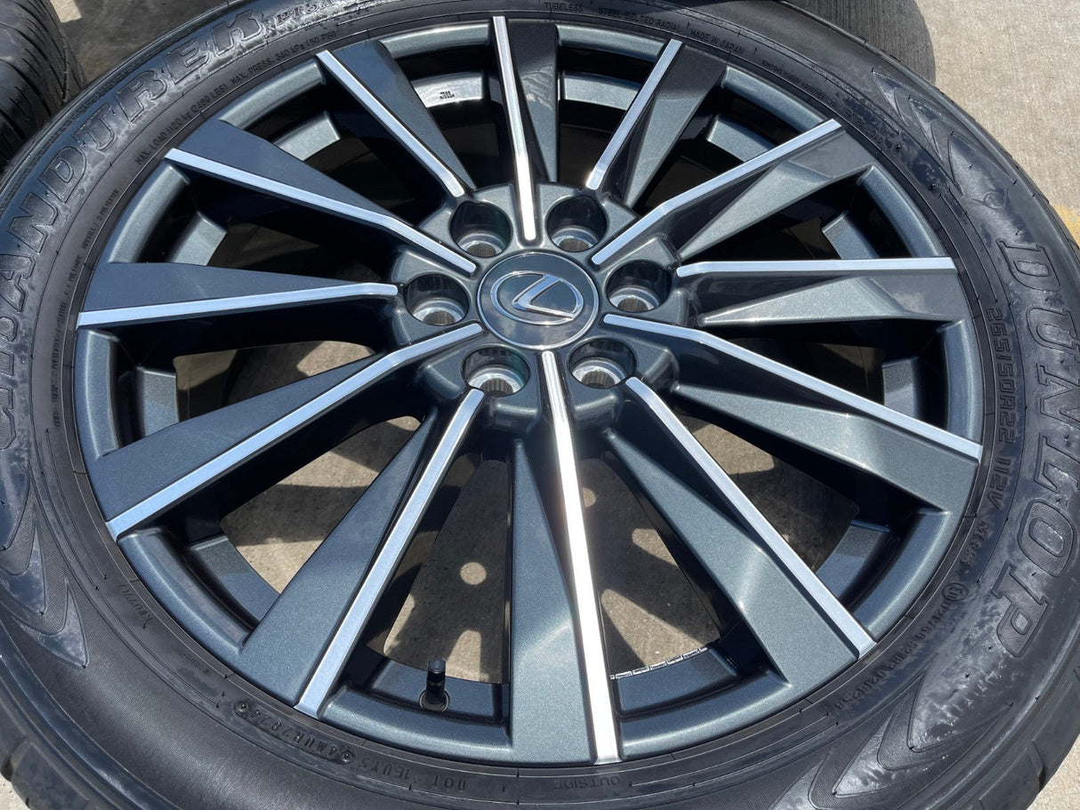 22" Toyota Tundra Sequoia OEM wheels rims 78519 Land Cruiser GX550 2024 2025 Texas Truck Tire