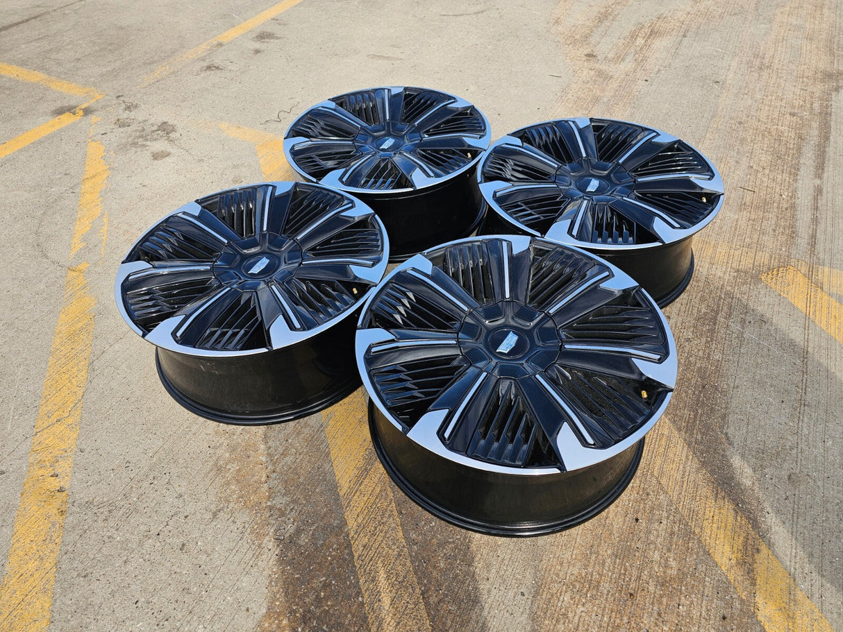 24" Cadillac Escalade IQ EV OEM 8x165 wheels rims Hummer 2500 2024 2025 2026 NEW Texas Truck Tire