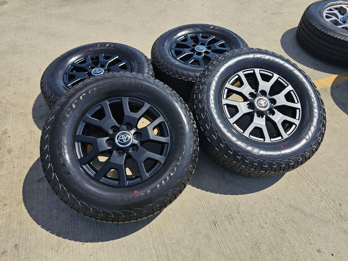 17" Toyota Tacoma 4Runner TRD OEM 10637 94254 wheels rims 2025 2026 NEW BFG Texas Truck Tire