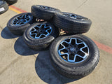18" Ford Bronco wheels rims black 10389 Ranger tires 2023 2024 2025 2026 A/T Texas Truck Tire