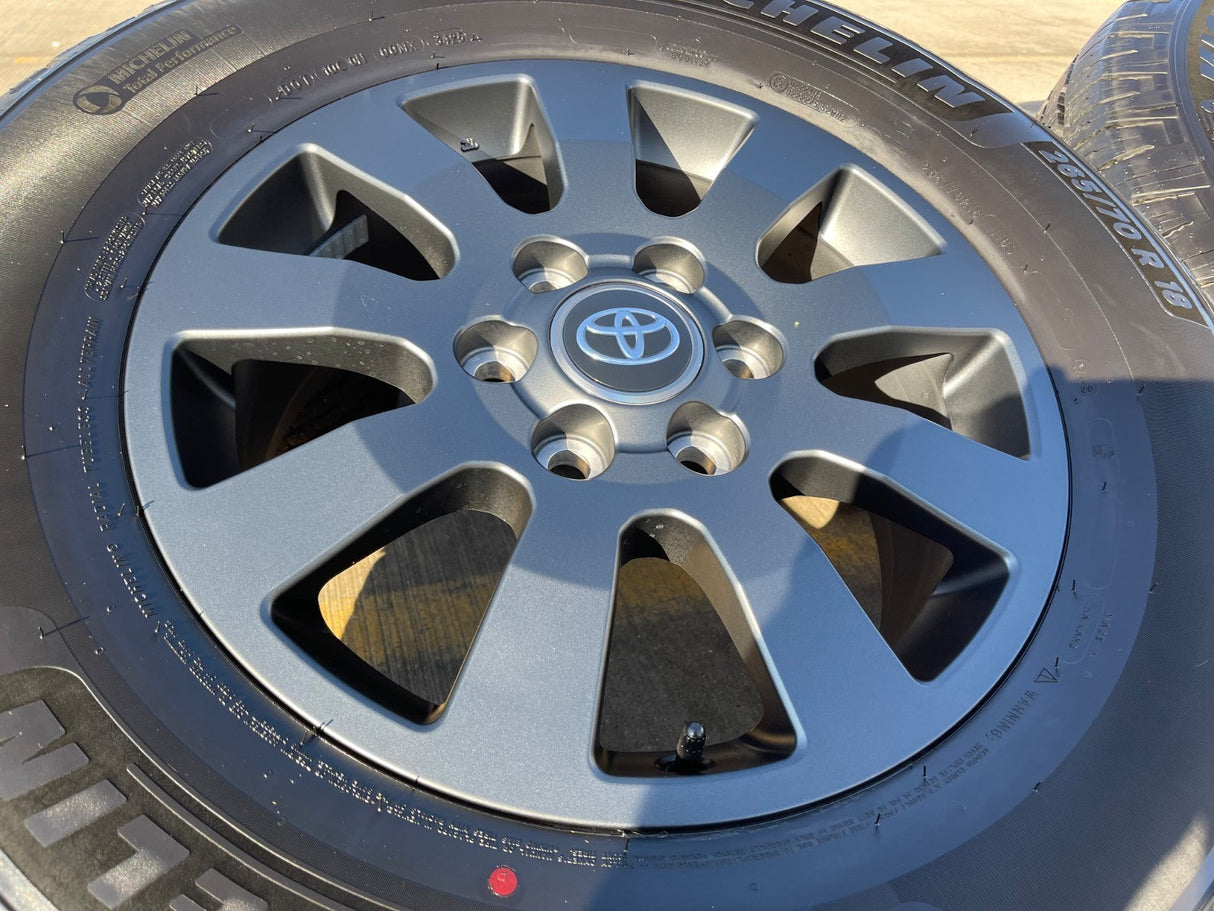 18" Toyota Land Cruiser OEM TRD wheels rims 95952 Tundra Sequoia MICHELIN NEW Texas Truck Tire