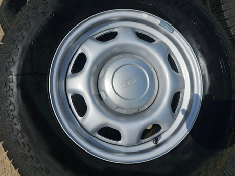 17" Ford F-150 OEM rims wheels 3857 tires steel 2020 2021 2022 2023 2024 2025 Texas Truck Tire