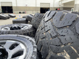 18" Ford F-250 F-350 OEM TREMOR rims wheels 10482 tires 35" DURATRAC R/T Texas Truck Tire