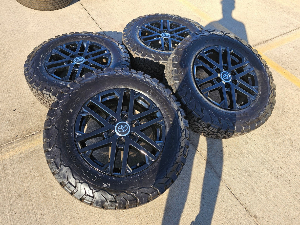 18" Toyota Tundra Sequoia TRD OEM 75281 wheels rims LX600 2025 2026 NEW BFG KO2 Texas Truck Tire
