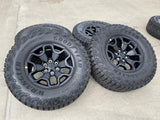 18" Dodge Ram 1500 TRX RHO Black OEM 66002 wheels rims TERRITORY A/T 35" NEW Texas Truck Tire