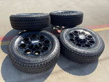 20" Ford F-250 F-350 OEM black Lariat 10299 10484 wheels rims 2024 2025 2026 NEW Texas Truck Tire