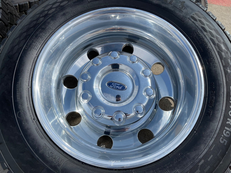 19.5" Ford F-450 Dually F-550 rims wheels RAM 4500 OEM 10x225 2024 2025 2026 Texas Truck Tire