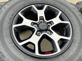 17" Jeep Wrangler Rubicon OEM 9218 wheels rims Gladiator BRIDGESTONE A/T NEW Texas Truck Tire