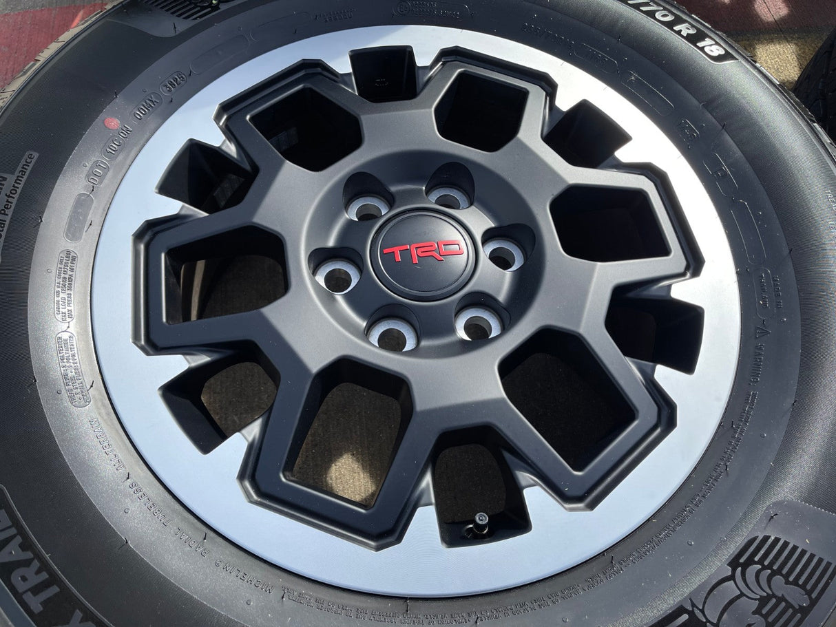 18" Toyota Tacoma 4Runner TRD OEM 94199 wheels rims 2024 2025 2026 NEW MICHELIN Texas Truck Tire