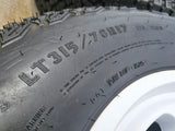 17" Ford Bronco HERITAGE Stroppe Edition 10463 OEM wheels rims white 2025 2026 Texas Truck Tire